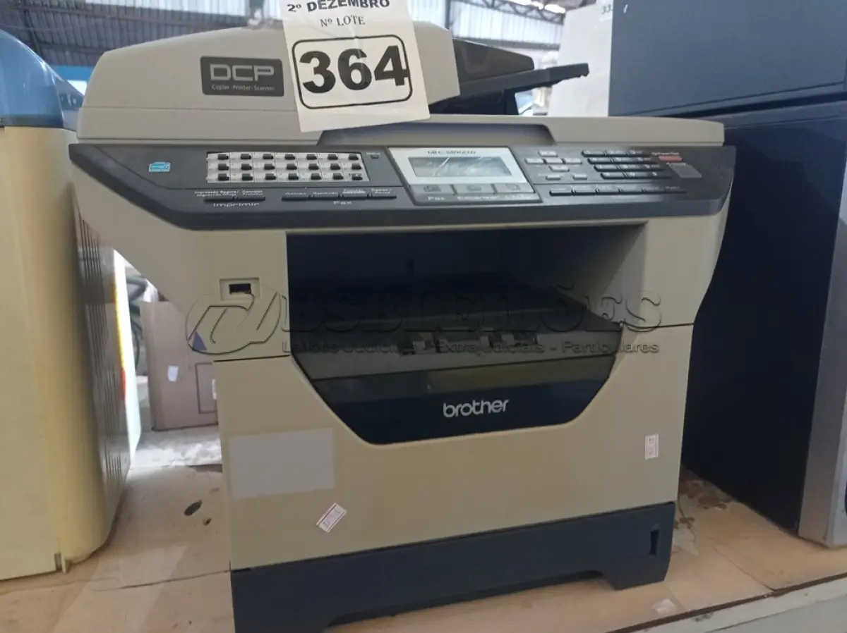 LOTE 364 - 01 IMPRESSORA MULTIFUNCIONAL MARCA BROTHER MODELO MFC-8890DW. (NO ESTADO) ATENÇÃO! FAZER A VISITAÇÃO ANTES DE ARREMATAR, NÃO SABEMOS SE FUNCIONA. LEILÃO NÃO TEM GARANTIA E NEM DEVOLUÇÃO, SUJEITO A POSSÍVEIS AVARIAS VISÍVEIS/OCULTAS E/OU AUSÊNCIA DE COMPONENTES.