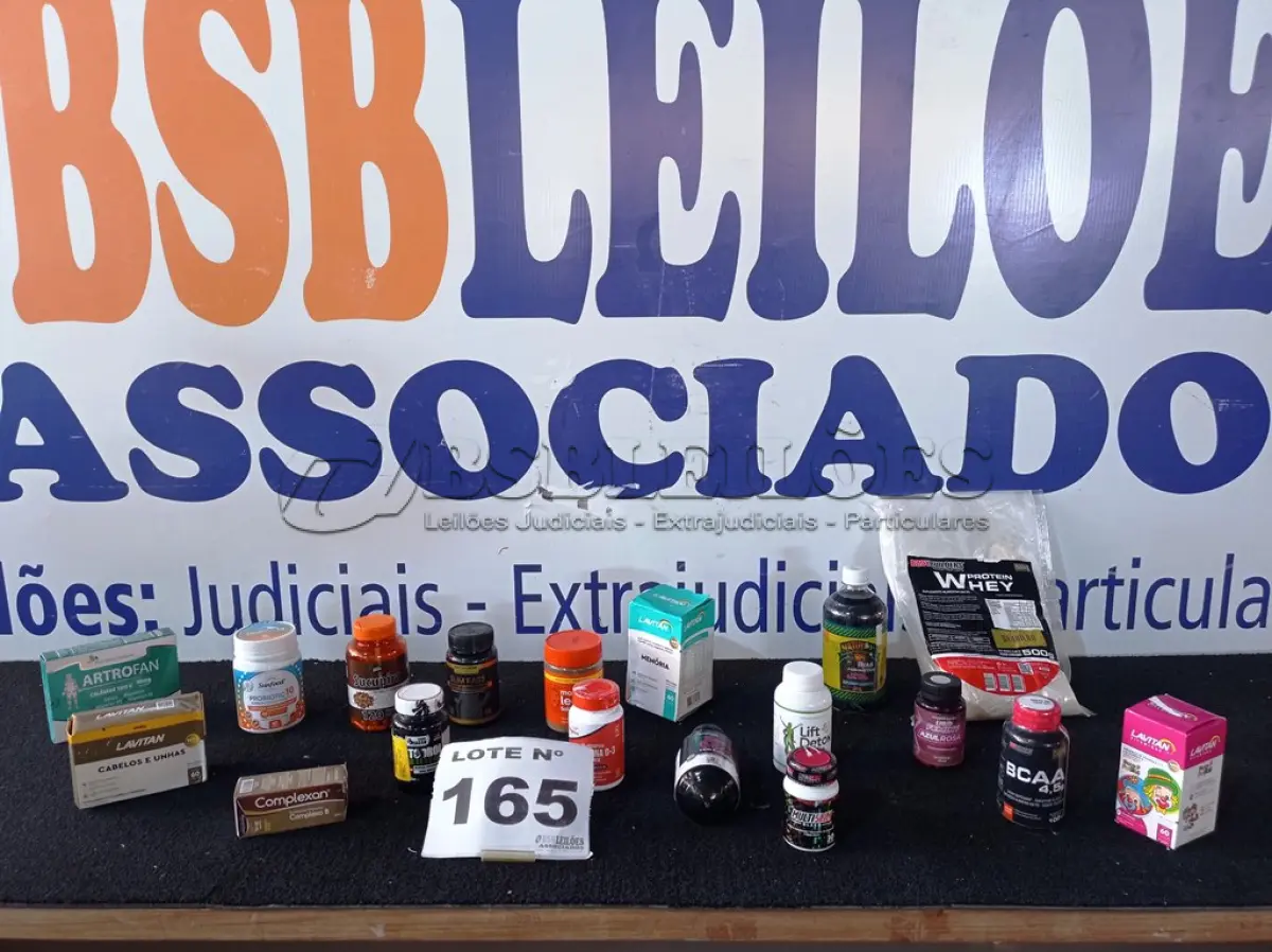 LOTE 165 - 18 - SUPLEMENTOS DIVERSOS (NO ESTADO, NÃO SABEMOS SE FUNCIONA. LEILÃO NÃO TEM GARANTIA E NEM DEVOLUÇÃO, SUJEITO A POSSÍVEIS AVARIAS VISÍVEIS/OCULTAS E/OU AUSÊNCIA DE COMPONENTES)