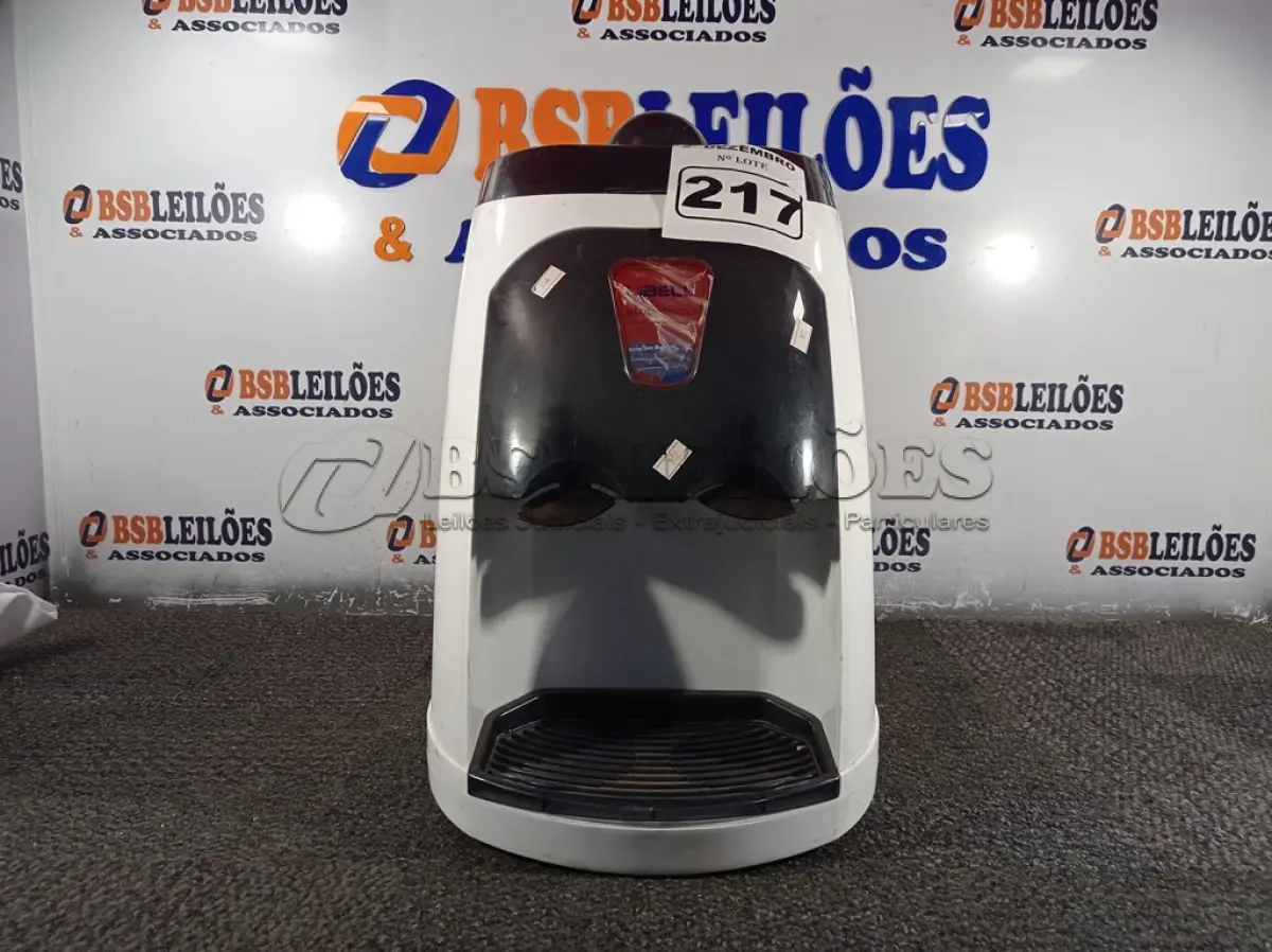 LOTE 217 - 01 PURIFICADOR DE ÁGUA REFRIGERAÇÃO ELETRÔNICA MARCA LIBELL. (NO ESTADO) ATENÇÃO! FAZER A VISITAÇÃO ANTES DE ARREMATAR, NÃO SABEMOS SE FUNCIONA. LEILÃO NÃO TEM GARANTIA E NEM DEVOLUÇÃO, SUJEITO A POSSÍVEIS AVARIAS VISÍVEIS/OCULTAS E/OU AUSÊNCIA DE COMPONENTES.