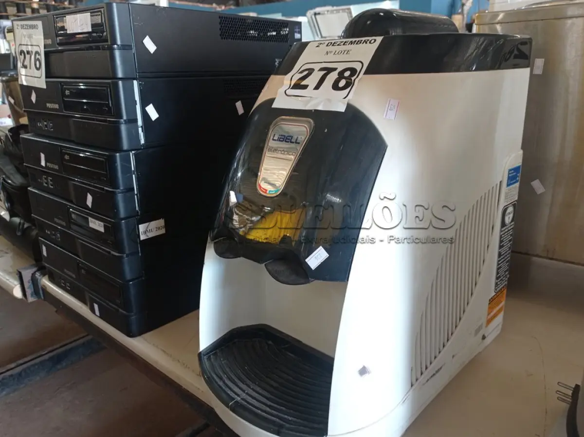 LOTE 278 - 01 PURIFICADOR DE ÁGUA REFRIGERAÇÃO ELETRÔNICA MARCA LIBELL. (NO ESTADO) ATENÇÃO! FAZER A VISITAÇÃO ANTES DE ARREMATAR, NÃO SABEMOS SE FUNCIONA. LEILÃO NÃO TEM GARANTIA E NEM DEVOLUÇÃO, SUJEITO A POSSÍVEIS AVARIAS VISÍVEIS/OCULTAS E/OU AUSÊNCIA DE COMPONENTES.
