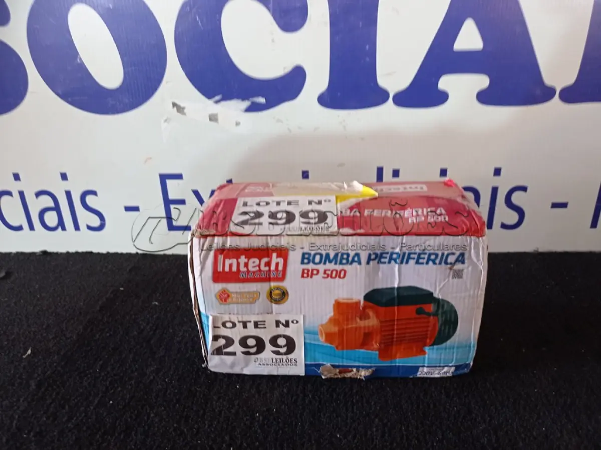 LOTE 299 - 01 - BOMBA PERIFÉRICA BP500-220VOLTS (NO ESTADO, NÃO SABEMOS SE FUNCIONA. LEILÃO NÃO TEM GARANTIA E NEM DEVOLUÇÃO, SUJEITO A POSSÍVEIS AVARIAS VISÍVEIS/OCULTAS E/OU AUSÊNCIA DE COMPONENTES)