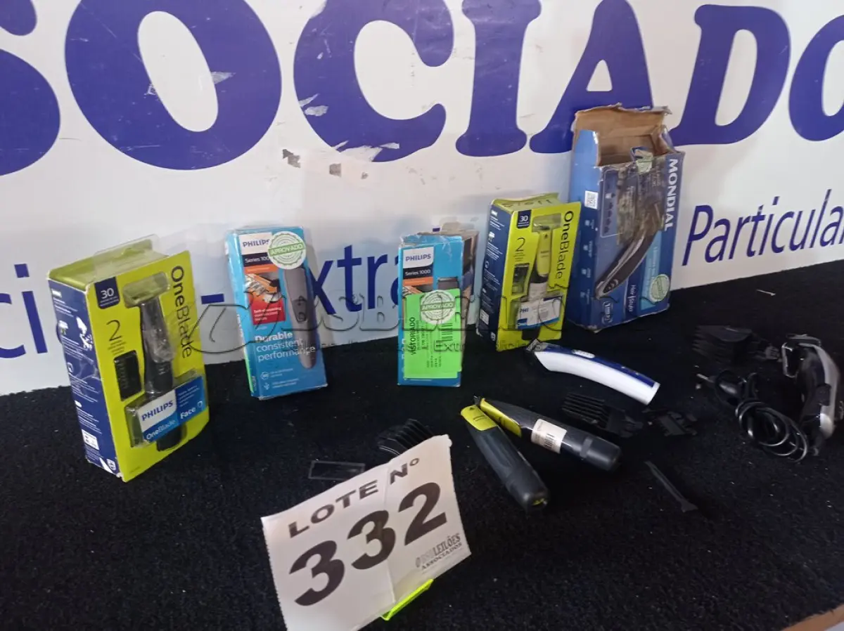 LOTE 332 - 08 – DEPILADORES DIVERSOS (NO ESTADO, NÃO SABEMOS SE FUNCIONA. LEILÃO NÃO TEM GARANTIA E NEM DEVOLUÇÃO, SUJEITO A POSSÍVEIS AVARIAS VISÍVEIS/OCULTAS E/OU AUSÊNCIA DE COMPONENTES)