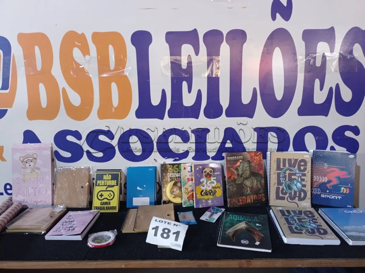 LOTE 181 - 35 - ITENS DE PAPELARIA DIVERSOS (APROXIMADAMENTE) (NO ESTADO, NÃO SABEMOS SE FUNCIONA. LEILÃO NÃO TEM GARANTIA E NEM DEVOLUÇÃO, SUJEITO A POSSÍVEIS AVARIAS VISÍVEIS/OCULTAS E/OU AUSÊNCIA DE COMPONENTES)