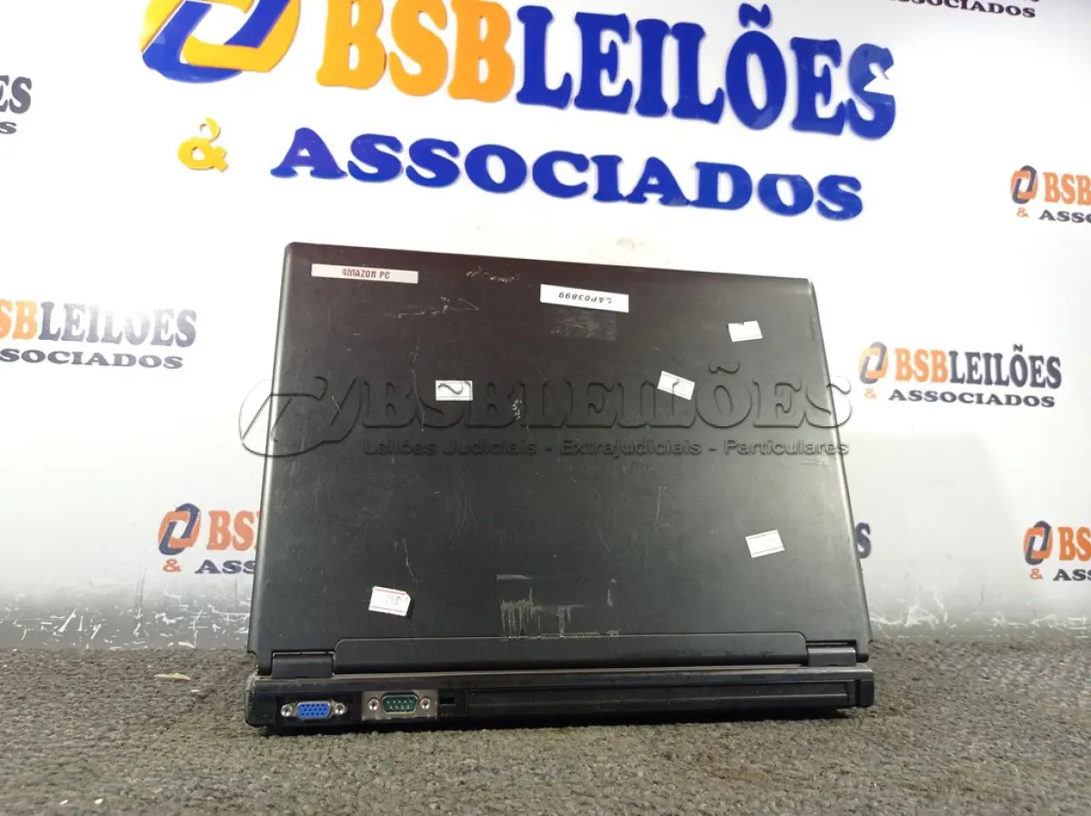 LOTE 433 - 01 NOTEBOOK MARCA AMAZON PC. (NO ESTADO) ATENÇÃO! FAZER A VISITAÇÃO ANTES DE ARREMATAR, NÃO SABEMOS SE FUNCIONA. LEILÃO NÃO TEM GARANTIA E NEM DEVOLUÇÃO, SUJEITO A POSSÍVEIS AVARIAS VISÍVEIS/OCULTAS E/OU AUSÊNCIA DE COMPONENTES.