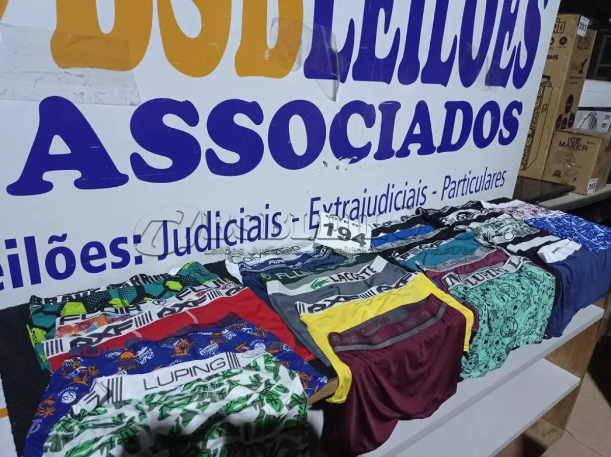 LOTE 194 - 60 – PEÇAS INTIMAS MASCULINAS  (APROXIMADAMENTE)(NO ESTADO, NÃO SABEMOS SE FUNCIONA. LEILÃO NÃO TEM GARANTIA E NEM DEVOLUÇÃO, SUJEITO A POSSÍVEIS AVARIAS VISÍVEIS/OCULTAS E/OU AUSÊNCIA DE COMPONENTES)