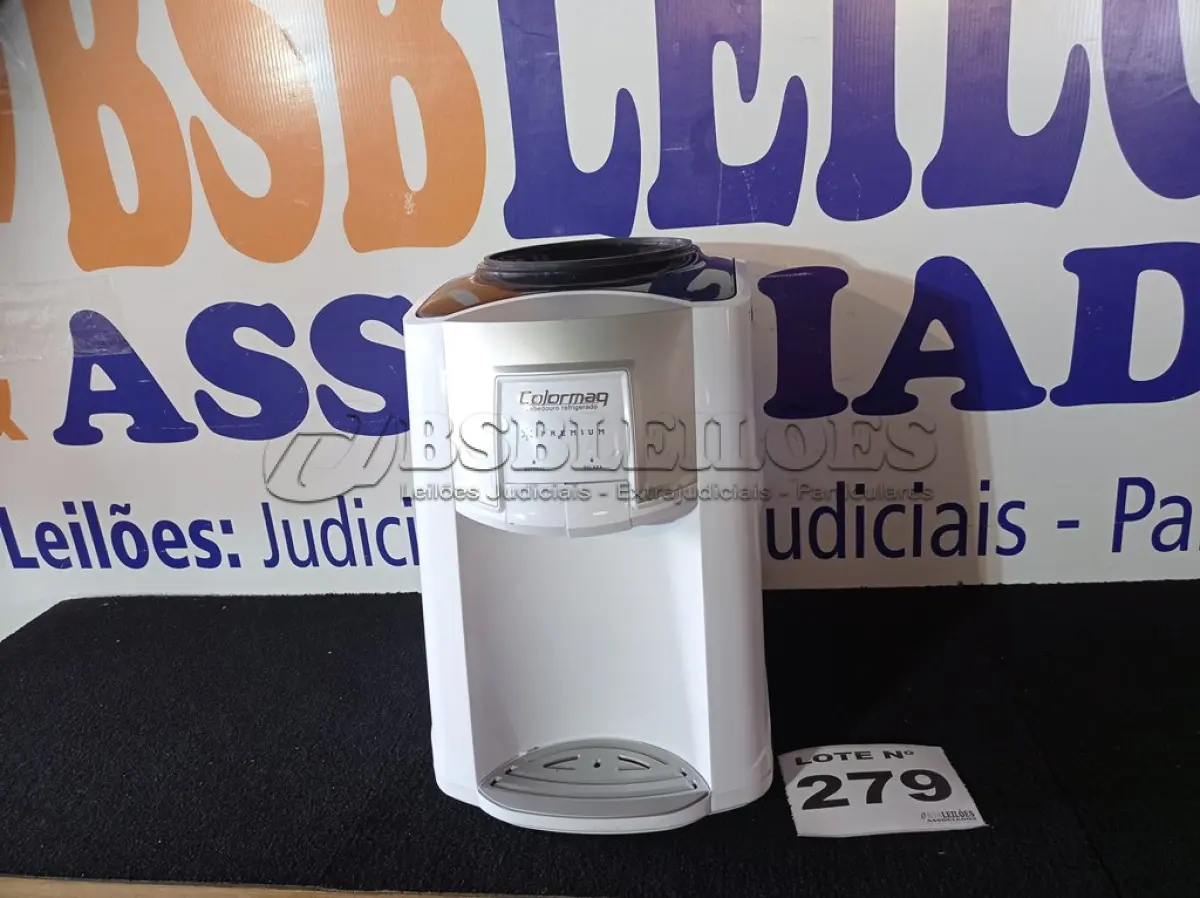 LOTE 279 - 01 - BEBEDOURO DE ÁGUA COLORMAQ PREMIUM COMPRESSOR (NO ESTADO, NÃO SABEMOS SE FUNCIONA. LEILÃO NÃO TEM GARANTIA E NEM DEVOLUÇÃO, SUJEITO A POSSÍVEIS AVARIAS VISÍVEIS/OCULTAS E/OU AUSÊNCIA DE COMPONENTES)