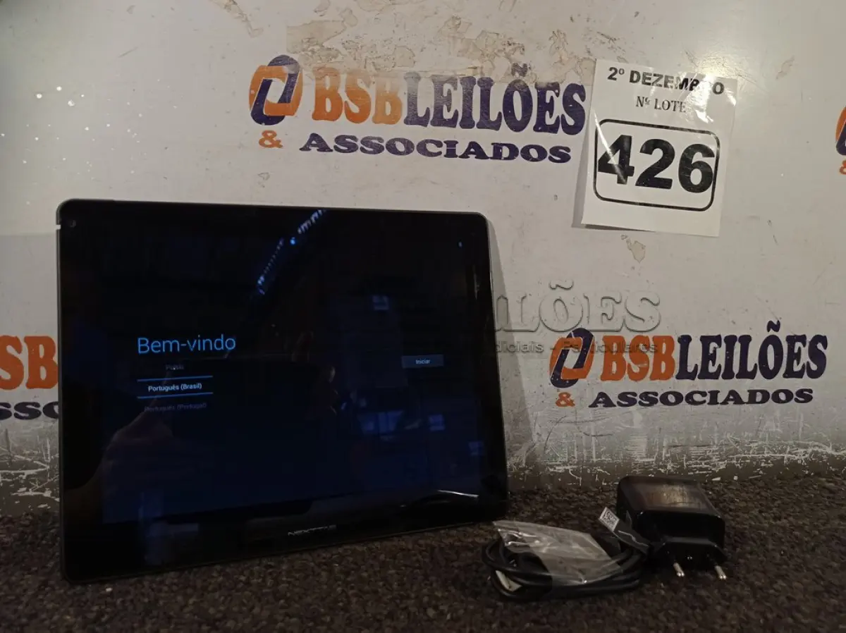 LOTE 426 - 01 TABLET NEXTTAB. (NO ESTADO) ATENÇÃO! FAZER A VISITAÇÃO ANTES DE ARREMATAR, NÃO SABEMOS SE FUNCIONA. LEILÃO NÃO TEM GARANTIA E NEM DEVOLUÇÃO, SUJEITO A POSSÍVEIS AVARIAS VISÍVEIS/OCULTAS E/OU AUSÊNCIA DE COMPONENTES.