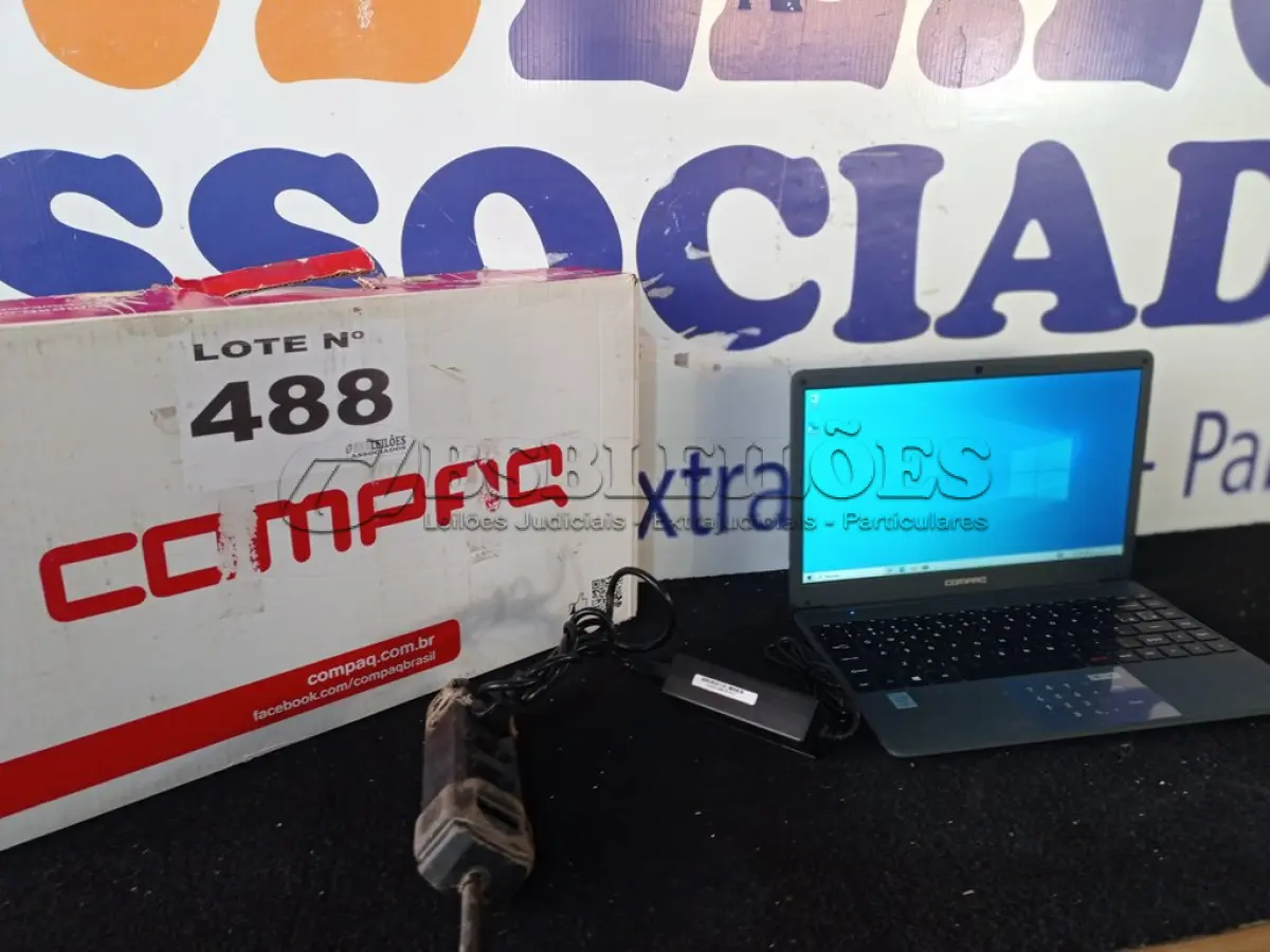 LOTE 488 - 01 - NOTEBOOK INTEL CORE I3 4GB RAM HD 120GB SSD (NO ESTADO, NÃO SABEMOS SE FUNCIONA. LEILÃO NÃO TEM GARANTIA E NEM DEVOLUÇÃO, SUJEITO A POSSÍVEIS AVARIAS VISÍVEIS/OCULTAS E/OU AUSÊNCIA DE COMPONENTES)