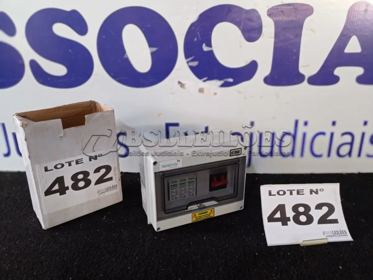 LOTE 482 - 01 - STRING BOX SOLAR RENOVIGI (NO ESTADO, NÃO SABEMOS SE FUNCIONA. LEILÃO NÃO TEM GARANTIA E NEM DEVOLUÇÃO, SUJEITO A POSSÍVEIS AVARIAS VISÍVEIS/OCULTAS E/OU AUSÊNCIA DE COMPONENTES)
