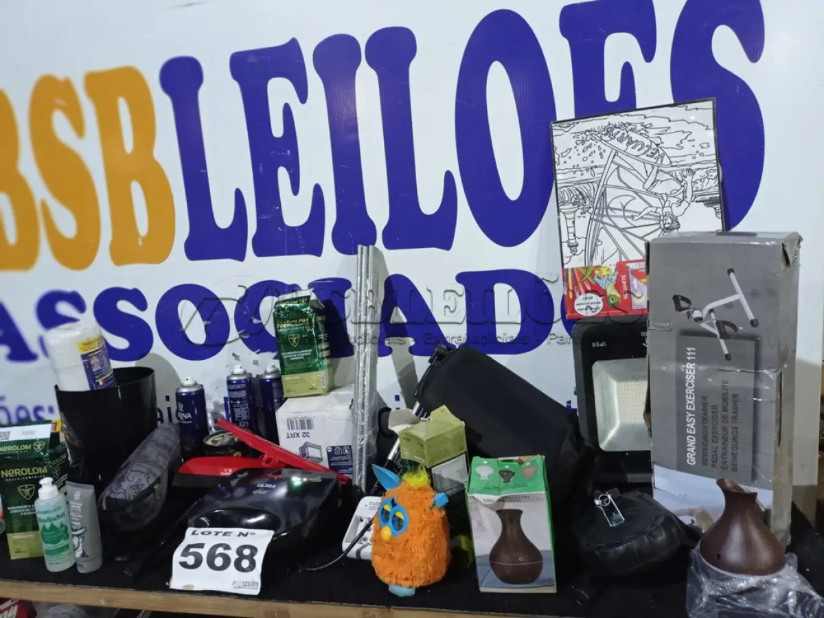 LOTE 568 - 160 – ITENS DIVERSOS (APROXIMADAMENTE) (NO ESTADO, NÃO SABEMOS SE FUNCIONA. LEILÃO NÃO TEM GARANTIA E NEM DEVOLUÇÃO, SUJEITO A POSSÍVEIS AVARIAS VISÍVEIS/OCULTAS E/OU AUSÊNCIA DE COMPONENTES)
