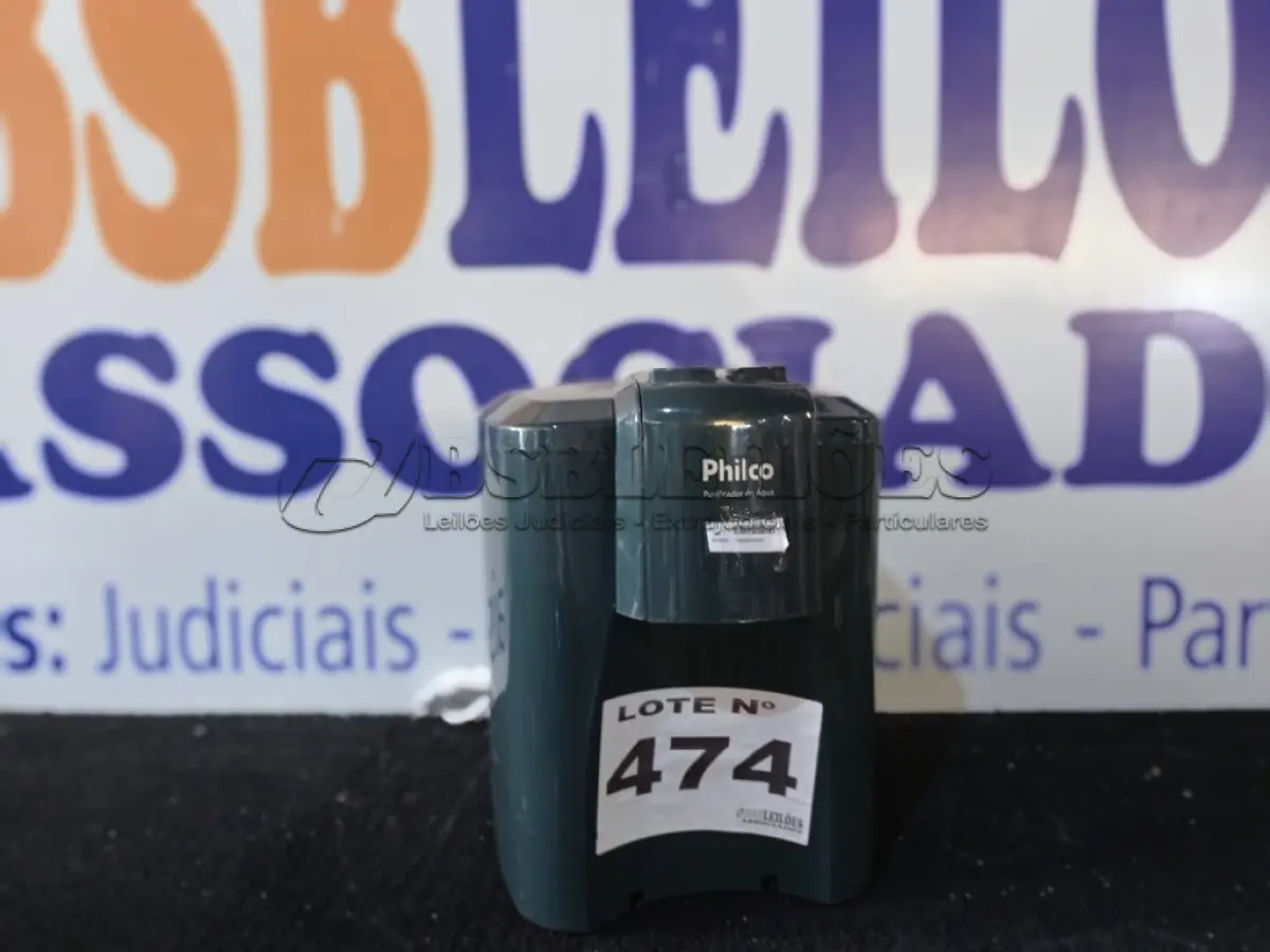 LOTE 474 - 01 - PURIFICADOR DE ÁGUA PHILCO PBE04BF BIVOLT (NO ESTADO, NÃO SABEMOS SE FUNCIONA. LEILÃO NÃO TEM GARANTIA E NEM DEVOLUÇÃO, SUJEITO A POSSÍVEIS AVARIAS VISÍVEIS/OCULTAS E/OU AUSÊNCIA DE COMPONENTES)