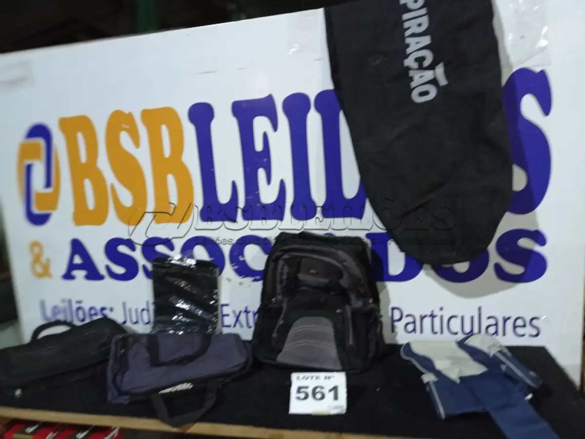 LOTE 561 - 06 – BOLSAS DIVERSAS (NO ESTADO, NÃO SABEMOS SE FUNCIONA. LEILÃO NÃO TEM GARANTIA E NEM DEVOLUÇÃO, SUJEITO A POSSÍVEIS AVARIAS VISÍVEIS/OCULTAS E/OU AUSÊNCIA DE COMPONENTES)