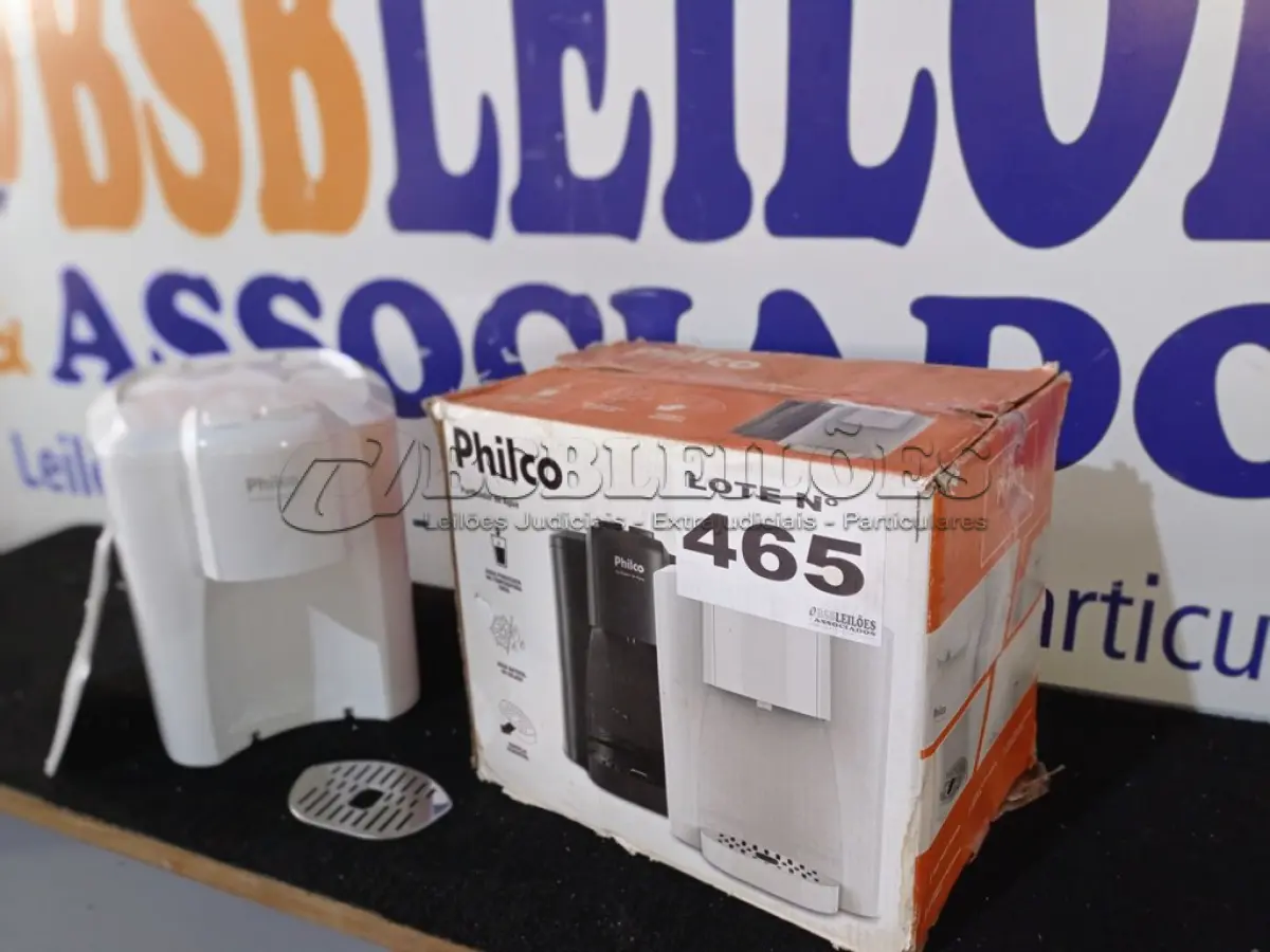 LOTE 465 - 01 - PURIFICADOR DE ÁGUA PHILCO PBE04BF BIVOLT (NO ESTADO, NÃO SABEMOS SE FUNCIONA. LEILÃO NÃO TEM GARANTIA E NEM DEVOLUÇÃO, SUJEITO A POSSÍVEIS AVARIAS VISÍVEIS/OCULTAS E/OU AUSÊNCIA DE COMPONENTES)