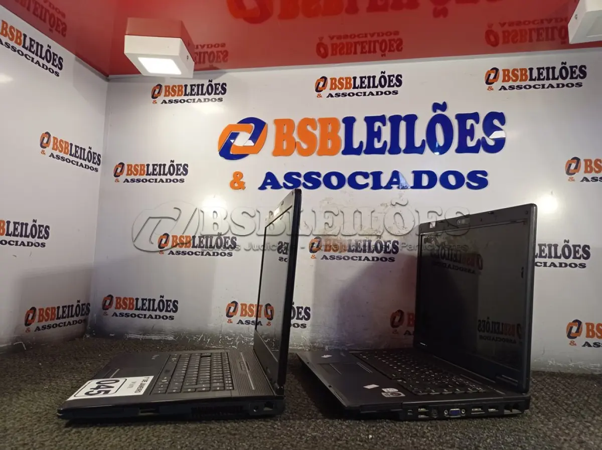 LOTE 045 - 02 NOTEBOOK’S MARCAS E MODELOS DIVERSOS. (NO ESTADO) ATENÇÃO! FAZER A VISITAÇÃO ANTES DE ARREMATAR, NÃO SABEMOS SE FUNCIONA. LEILÃO NÃO TEM GARANTIA E NEM DEVOLUÇÃO, SUJEITO A POSSÍVEIS AVARIAS VISÍVEIS/OCULTAS E/OU AUSÊNCIA DE COMPONENTES.