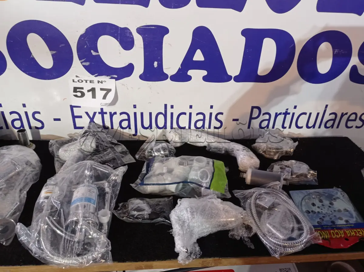 LOTE 517 - 22 – ITENS HIDRÁULICOS DIVERSOS (NO ESTADO, NÃO SABEMOS SE FUNCIONA. LEILÃO NÃO TEM GARANTIA E NEM DEVOLUÇÃO, SUJEITO A POSSÍVEIS AVARIAS VISÍVEIS/OCULTAS E/OU AUSÊNCIA DE COMPONENTES)