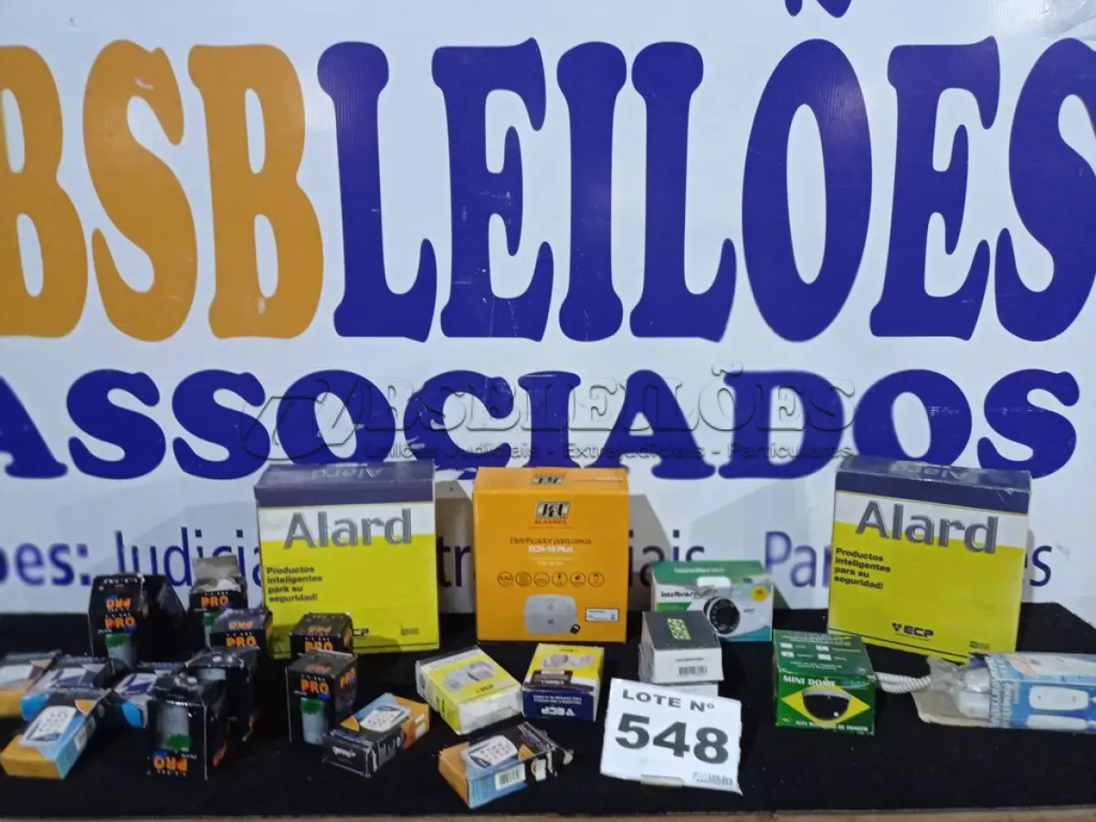 LOTE 548 - 26 – ITENS SEGURANÇA ELETRÔNICA DIVERSOS (APROXIMADAMENTE) (NO ESTADO, NÃO SABEMOS SE FUNCIONA. LEILÃO NÃO TEM GARANTIA E NEM DEVOLUÇÃO, SUJEITO A POSSÍVEIS AVARIAS VISÍVEIS/OCULTAS E/OU AUSÊNCIA DE COMPONENTES)