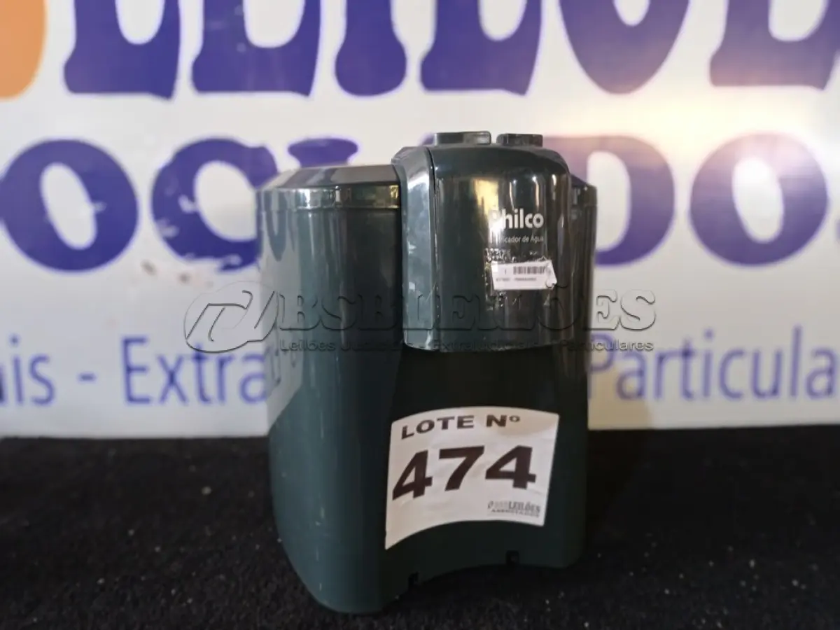 LOTE 474 - 01 - PURIFICADOR DE ÁGUA PHILCO PBE04BF BIVOLT (NO ESTADO, NÃO SABEMOS SE FUNCIONA. LEILÃO NÃO TEM GARANTIA E NEM DEVOLUÇÃO, SUJEITO A POSSÍVEIS AVARIAS VISÍVEIS/OCULTAS E/OU AUSÊNCIA DE COMPONENTES)