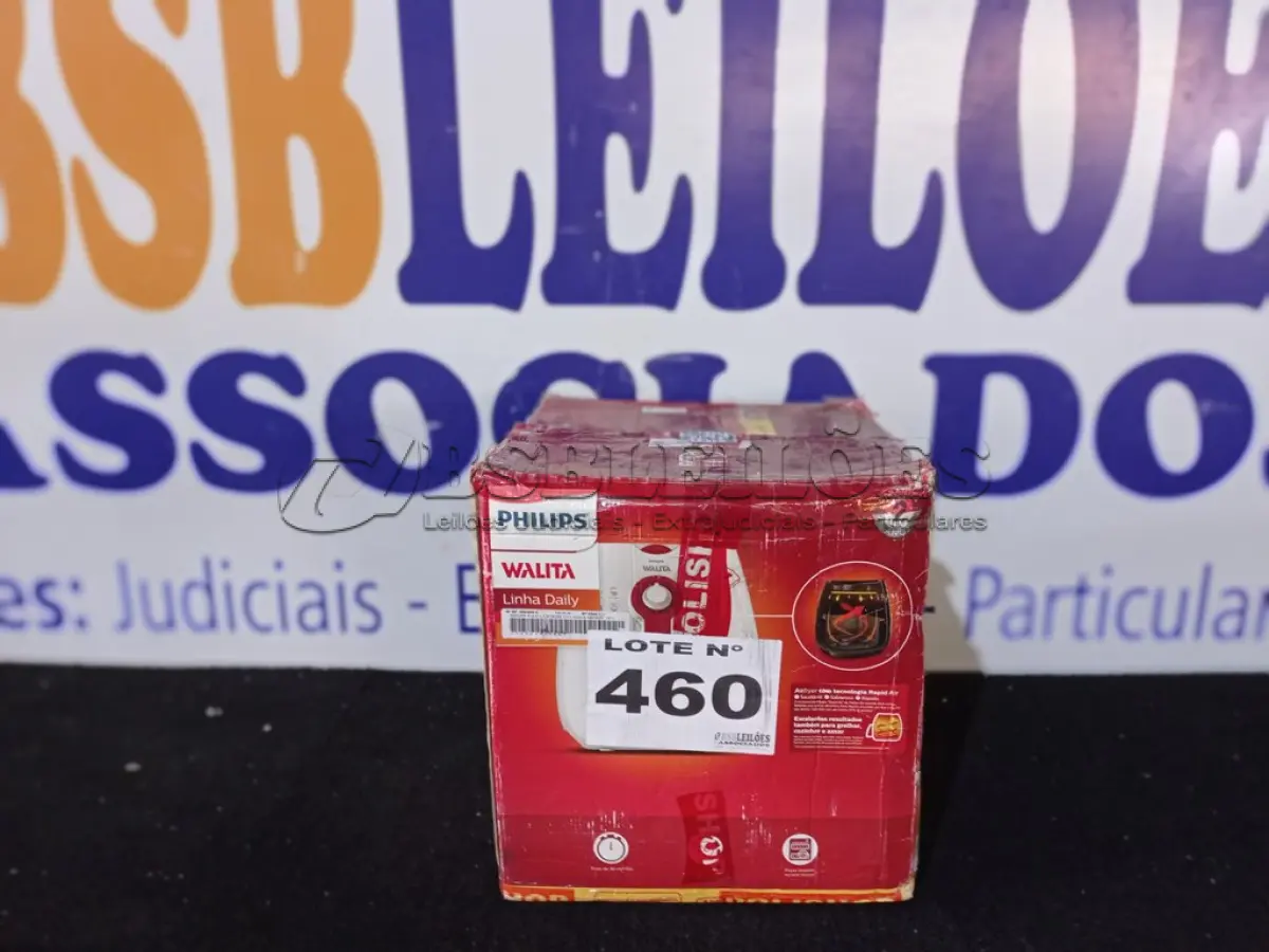 LOTE 460 - 01 - FRITADEIRA ELÉTRICA SEM ÓLEO/AIR FRYER WALITA - PHILIPS DAILY RI9217/72 BLACK EDITION PRETA (NO ESTADO, NÃO SABEMOS SE FUNCIONA. LEILÃO NÃO TEM GARANTIA E NEM DEVOLUÇÃO, SUJEITO A POSSÍVEIS AVARIAS VISÍVEIS/OCULTAS E/OU AUSÊNCIA DE COMPONENTES)