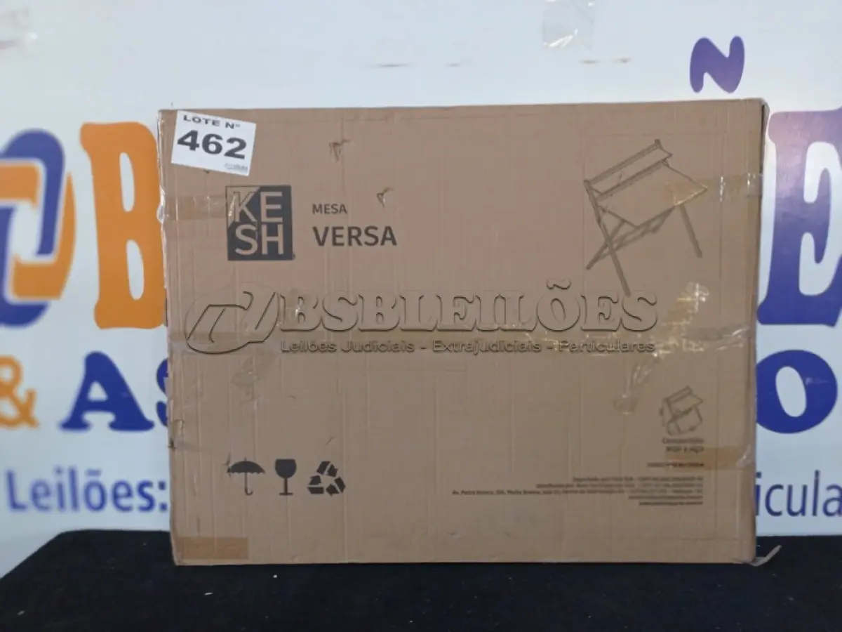LOTE 462 - 01 - MESA MULTIUSO RETANGULAR 80X50X93CM MDF KESH (NO ESTADO, NÃO SABEMOS SE FUNCIONA. LEILÃO NÃO TEM GARANTIA E NEM DEVOLUÇÃO, SUJEITO A POSSÍVEIS AVARIAS VISÍVEIS/OCULTAS E/OU AUSÊNCIA DE COMPONENTES)