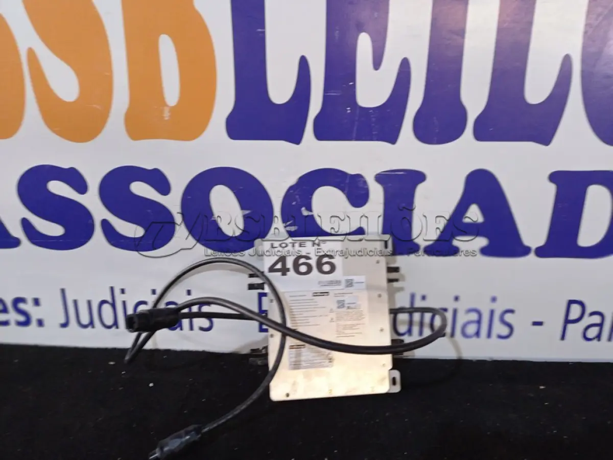 LOTE 466 - 01 - MICRO INVERSOR BELENERGY BEL2000G3-US-220 220VOLTS (NO ESTADO, NÃO SABEMOS SE FUNCIONA. LEILÃO NÃO TEM GARANTIA E NEM DEVOLUÇÃO, SUJEITO A POSSÍVEIS AVARIAS VISÍVEIS/OCULTAS E/OU AUSÊNCIA DE COMPONENTES)