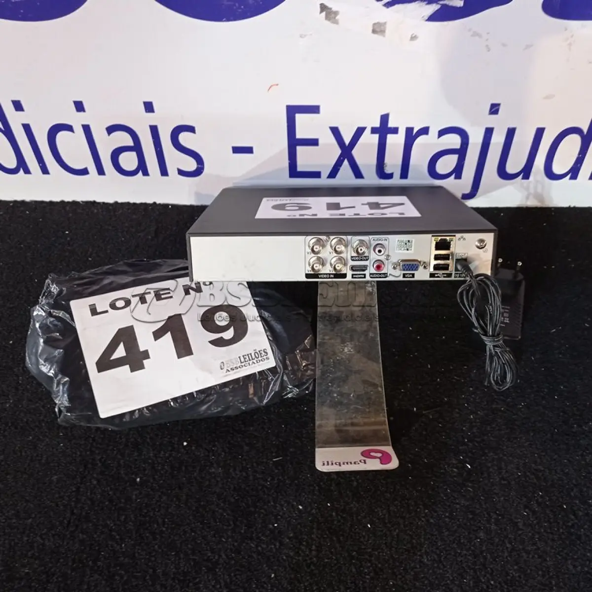 LOTE 419 - 01 - DVR HVR 04 CANAIS GIGA SECURITY 5MP SERIE ORION (NO ESTADO, NÃO SABEMOS SE FUNCIONA. LEILÃO NÃO TEM GARANTIA E NEM DEVOLUÇÃO, SUJEITO A POSSÍVEIS AVARIAS VISÍVEIS/OCULTAS E/OU AUSÊNCIA DE COMPONENTES)