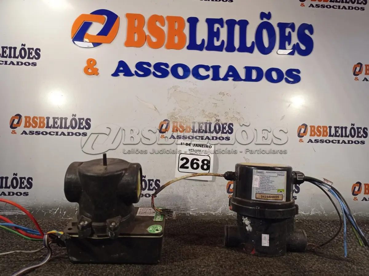 LOTE 268 - 02 AQUECEDORES PARA BANHEIRA DE HIDROMASSAGEM. (NO ESTADO) ATENÇÃO! FAZER A VISITAÇÃO ANTES DE ARREMATAR, NÃO SABEMOS SE FUNCIONA. LEILÃO NÃO TEM GARANTIA E NEM DEVOLUÇÃO, SUJEITO A POSSÍVEIS AVARIAS VISÍVEIS/OCULTAS E/OU AUSÊNCIA DE COMPONENTES.
