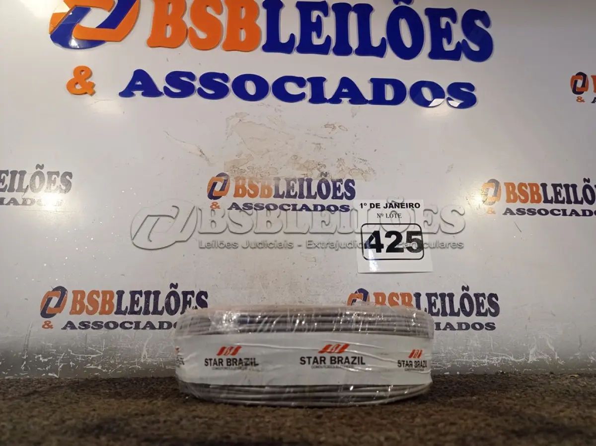 LOTE 425 - 01 ROLO DE CABO FLEXÍVEL 100M 1X2,5MM NA COR VERDE. (NOVO). (NO ESTADO) ATENÇÃO! FAZER A VISITAÇÃO ANTES DE ARREMATAR, NÃO SABEMOS SE FUNCIONA. LEILÃO NÃO TEM GARANTIA E NEM DEVOLUÇÃO, SUJEITO A POSSÍVEIS AVARIAS VISÍVEIS/OCULTAS E/OU AUSÊNCIA DE COMPONENTES.