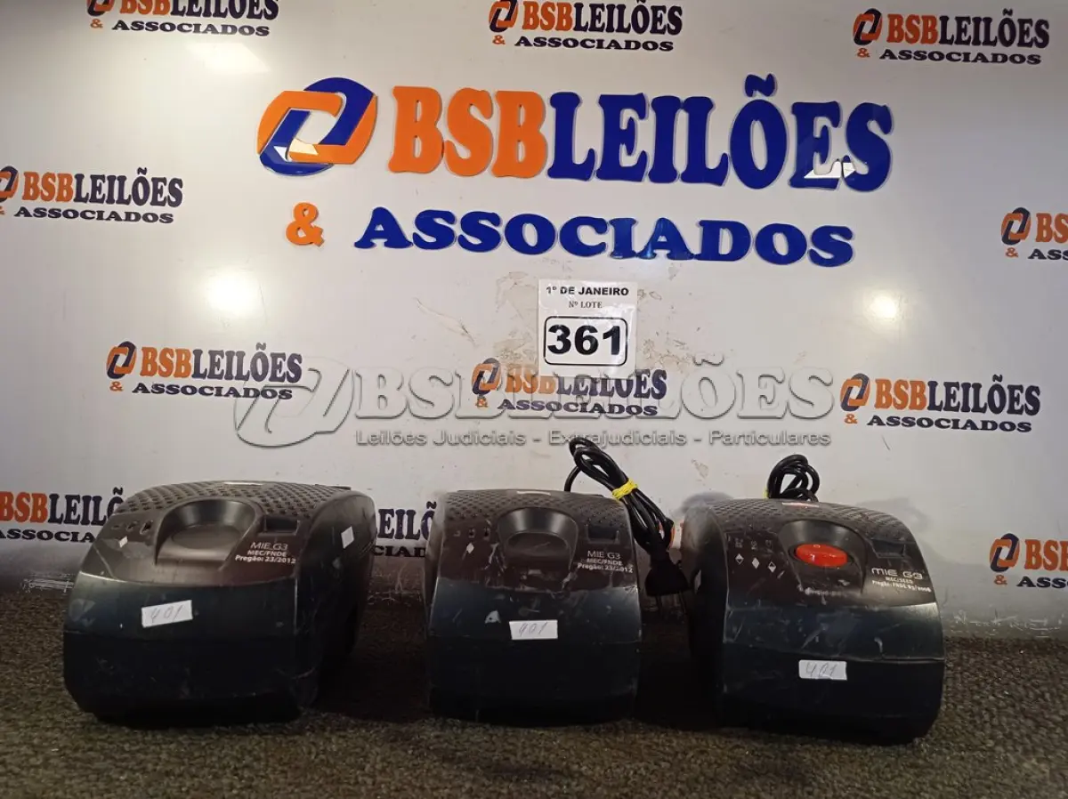 LOTE 361 - 03 ESTABILIZADORES. (NO ESTADO) ATENÇÃO! FAZER A VISITAÇÃO ANTES DE ARREMATAR, NÃO SABEMOS SE FUNCIONA. LEILÃO NÃO TEM GARANTIA E NEM DEVOLUÇÃO, SUJEITO A POSSÍVEIS AVARIAS VISÍVEIS/OCULTAS E/OU AUSÊNCIA DE COMPONENTES.