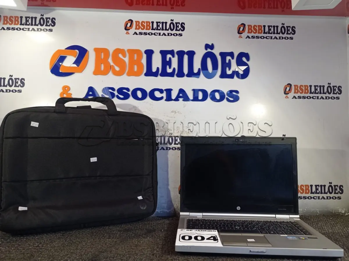 LOTE 004 - 01 NOTEBOOK CORE I5 MARCA HP S/FONTE COM MALETA. (NO ESTADO) ATENÇÃO! FAZER A VISITAÇÃO ANTES DE ARREMATAR, NÃO SABEMOS SE FUNCIONA. LEILÃO NÃO TEM GARANTIA E NEM DEVOLUÇÃO, SUJEITO A POSSÍVEIS AVARIAS VISÍVEIS/OCULTAS E/OU AUSÊNCIA DE COMPONENTES.