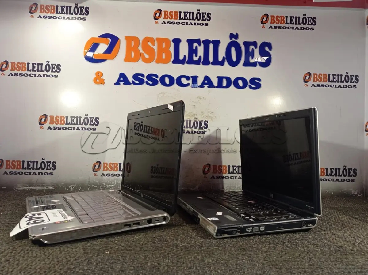LOTE 549 - 02 NOTEBOOK’S MARCAS E MODELOS DIVERSOS. (NO ESTADO) ATENÇÃO! FAZER A VISITAÇÃO ANTES DE ARREMATAR, NÃO SABEMOS SE FUNCIONA. LEILÃO NÃO TEM GARANTIA E NEM DEVOLUÇÃO, SUJEITO A POSSÍVEIS AVARIAS VISÍVEIS/OCULTAS E/OU AUSÊNCIA DE COMPONENTES.