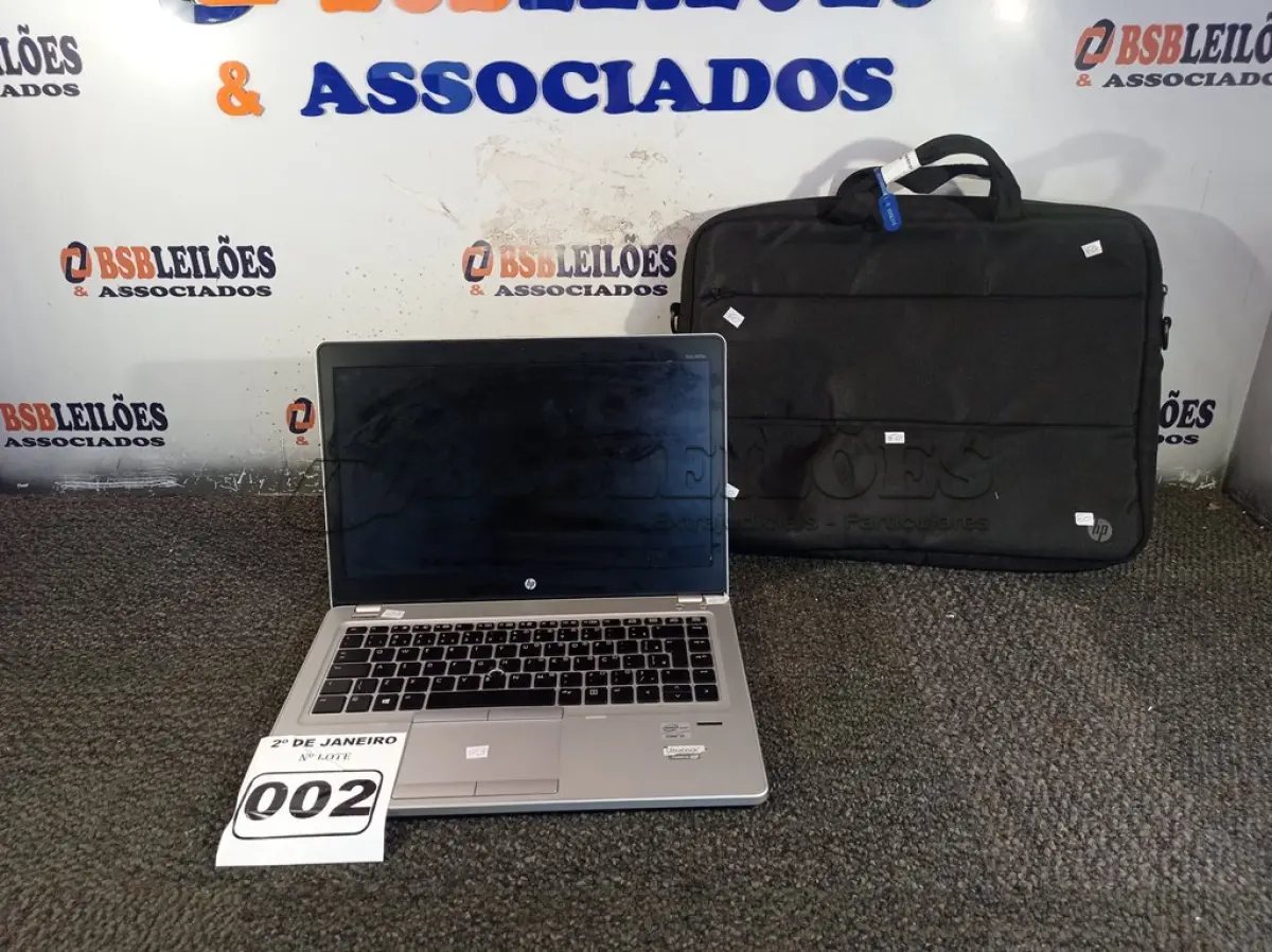 LOTE 002 - 01 NOTEBOOK CORE I5 MARCA HP S/FONTE COM MALETA. (NO ESTADO) ATENÇÃO! FAZER A VISITAÇÃO ANTES DE ARREMATAR, NÃO SABEMOS SE FUNCIONA. LEILÃO NÃO TEM GARANTIA E NEM DEVOLUÇÃO, SUJEITO A POSSÍVEIS AVARIAS VISÍVEIS/OCULTAS E/OU AUSÊNCIA DE COMPONENTES.
