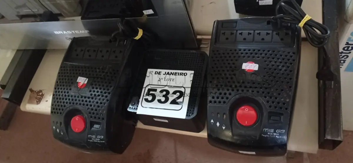 LOTE 532 - 03 ESTABILIZADORES MARCAS E MODELOS DIVERSOS. (NO ESTADO) ATENÇÃO! FAZER A VISITAÇÃO ANTES DE ARREMATAR, NÃO SABEMOS SE FUNCIONA. LEILÃO NÃO TEM GARANTIA E NEM DEVOLUÇÃO, SUJEITO A POSSÍVEIS AVARIAS VISÍVEIS/OCULTAS E/OU AUSÊNCIA DE COMPONENTES.