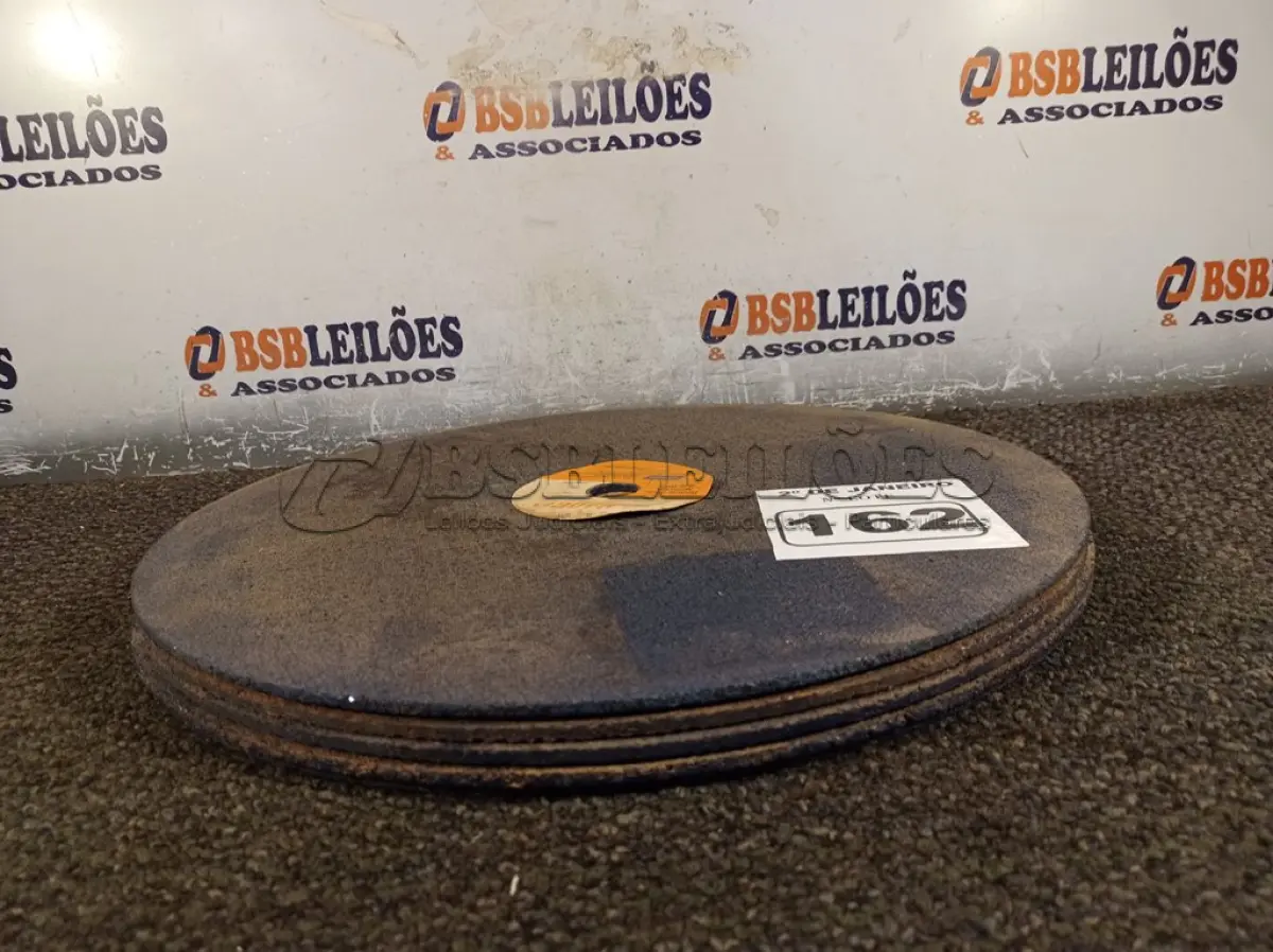 LOTE 162 - 05 DISCOS CLIPPERS: DIÂMETRO 18, ESPECIFICAÇÃO MR-822, RPM 3069. (NO ESTADO) ATENÇÃO! FAZER A VISITAÇÃO ANTES DE ARREMATAR, NÃO SABEMOS SE FUNCIONA. LEILÃO NÃO TEM GARANTIA E NEM DEVOLUÇÃO, SUJEITO A POSSÍVEIS AVARIAS VISÍVEIS/OCULTAS E/OU AUSÊNCIA DE COMPONENTES.