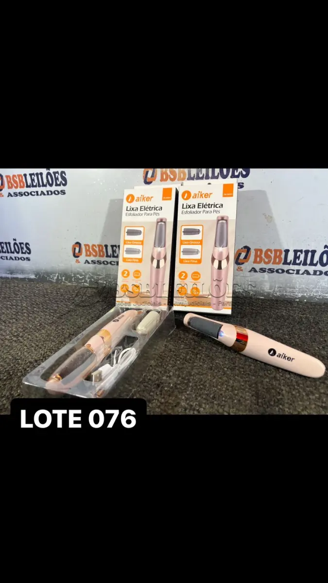 LOTE 076 - 02 LIXAS ELETRICAS ( NOVO ) ( NO ESTADO )