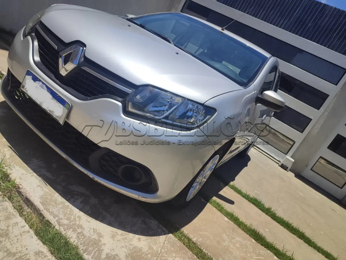 LOTE 501 - 01 RENAULT/SANDERO EXPRESSION 1.0, COR PRATA , FLEX, ANO 2019/20 (NO ESTADO)