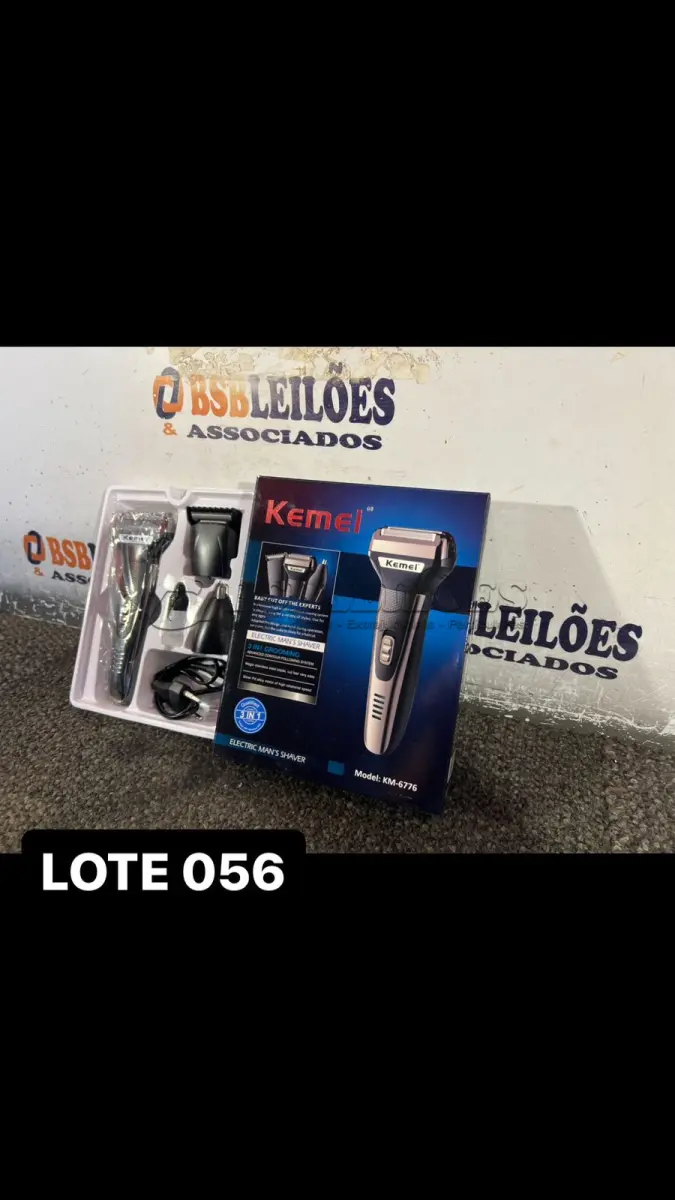 LOTE 056 - 01 BARBEADOR ELETRICO COM DIVERSAS ENTRADAS ( NOVO ) ( NO ESTADO )