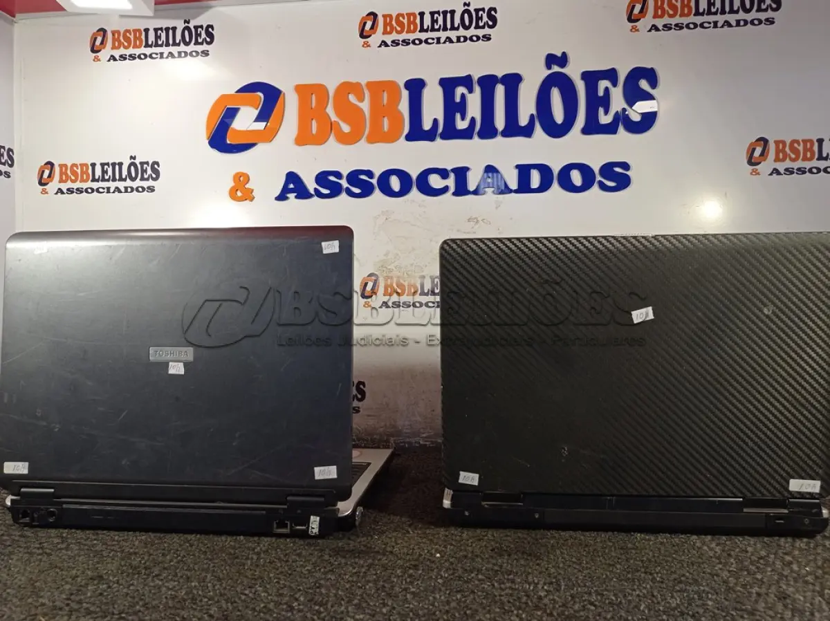 LOTE 036 - 02 NOTEBOOK’S MARCAS E MODELOS DIVERSOS PARA RETIRADA DE PEÇAS. (NO ESTADO) ATENÇÃO! FAZER A VISITAÇÃO ANTES DE ARREMATAR, NÃO SABEMOS SE FUNCIONA. LEILÃO NÃO TEM GARANTIA E NEM DEVOLUÇÃO, SUJEITO A POSSÍVEIS AVARIAS VISÍVEIS/OCULTAS E/OU AUSÊNCIA DE COMPONENTES.