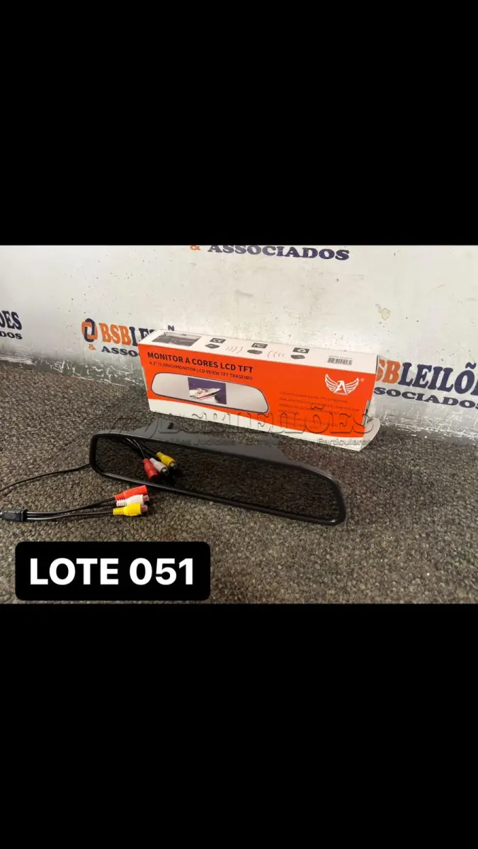 LOTE 051 - 01 RETROVISOR CÂMERA ESPELHO ( NOVO ) ( NO ESTADO )