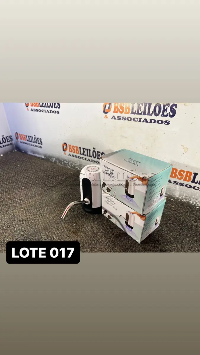 LOTE 017 - 02 BICOS DISPERSORES AUTOMÁTICOS PARA GALÃO D´ÁGUA( NOVO ) ( NO ESTADO )