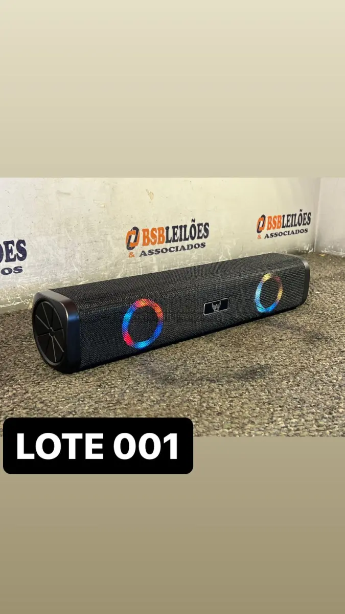LOTE 001 - 01 CAIXA DE SOM TAMANHO G  ( NOVO ) ( NO ESTADO )