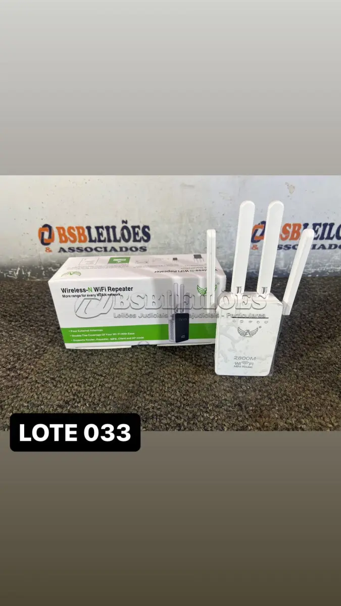 LOTE 033 - 01 AMPLIFICADOR DE WI-FI ( NOVO ) ( NO ESTADO )