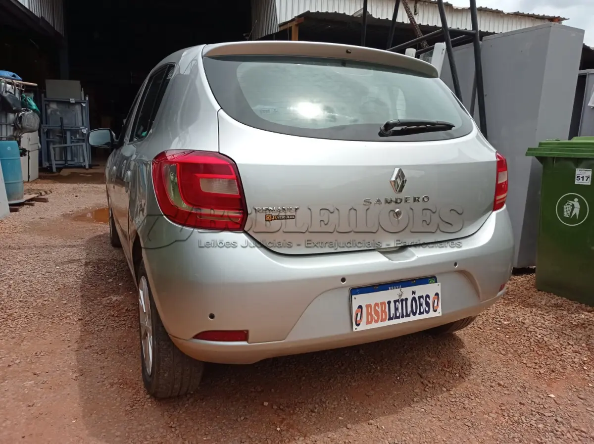 LOTE 501 - 01 RENAULT/SANDERO EXPRESSION 1.0, COR PRATA , FLEX, ANO 2019/20 (NO ESTADO)