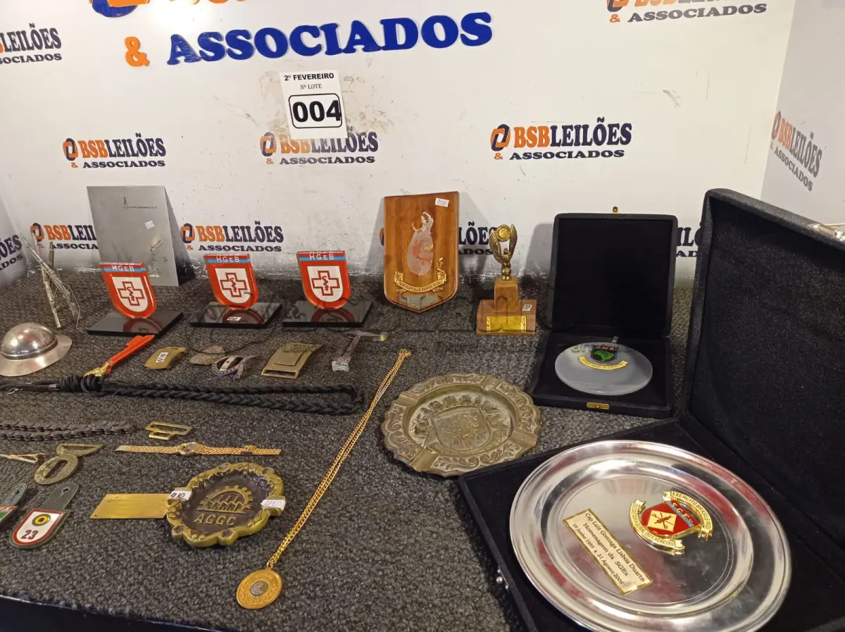 LOTE 004 - 01 LOTE COM ARTIGOS PARA DECORAÇÃO (NO ESTADO, NÃO SABEMOS SE FUNCIONA. LEILÃO NÃO TEM GARANTIA E NEM DEVOLUÇÃO).