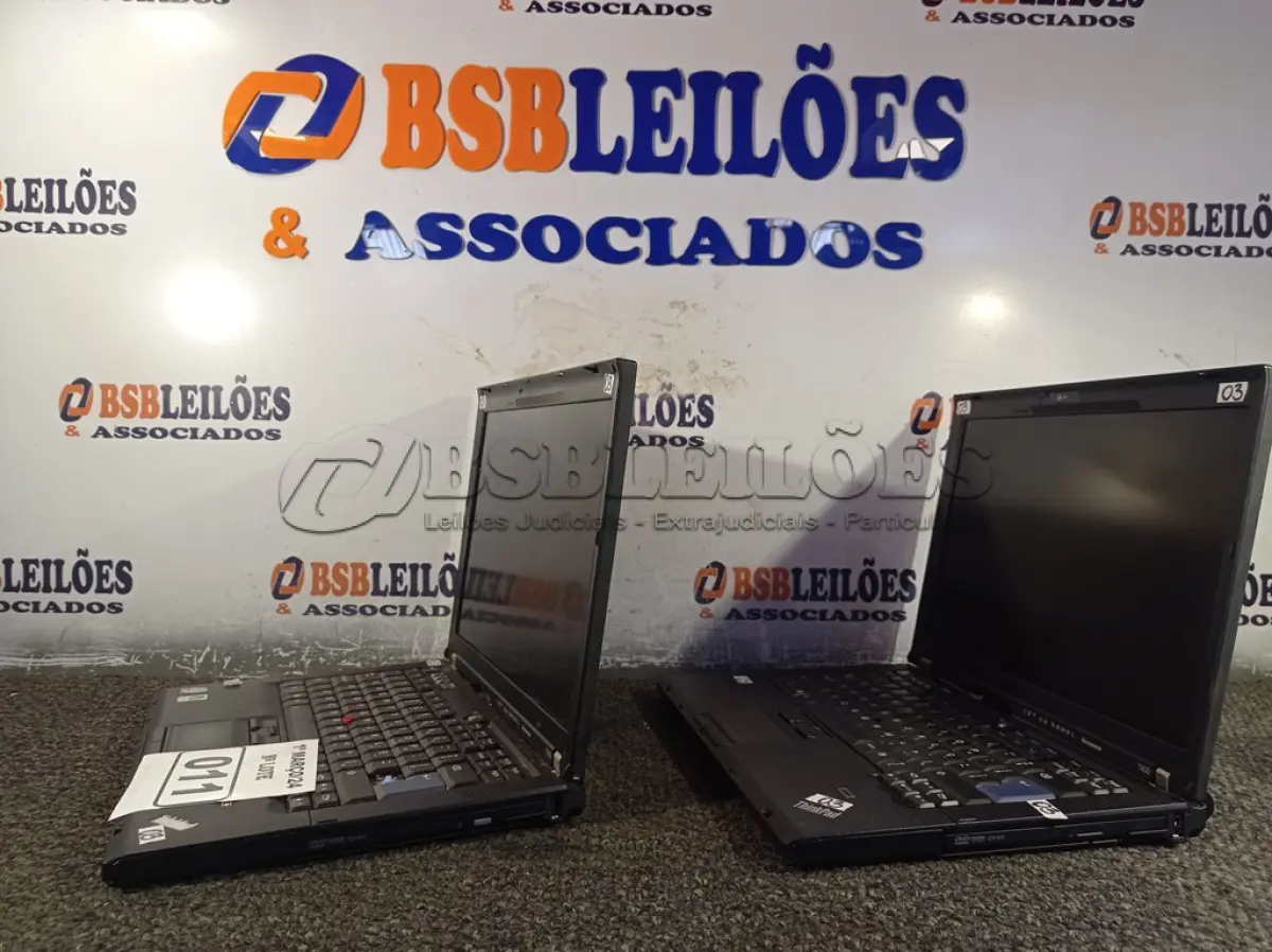LOTE 011 - 02 NOTEBOOK’S MARCAS LENOVO PARA RETIRADA DE PEÇAS. (NO ESTADO) ATENÇÃO! FAZER A VISITAÇÃO ANTES DE ARREMATAR, NÃO SABEMOS SE FUNCIONA. LEILÃO NÃO TEM GARANTIA E NEM DEVOLUÇÃO, SUJEITO A POSSÍVEIS AVARIAS VISÍVEIS/OCULTAS E/OU AUSÊNCIA DE COMPONENTES.