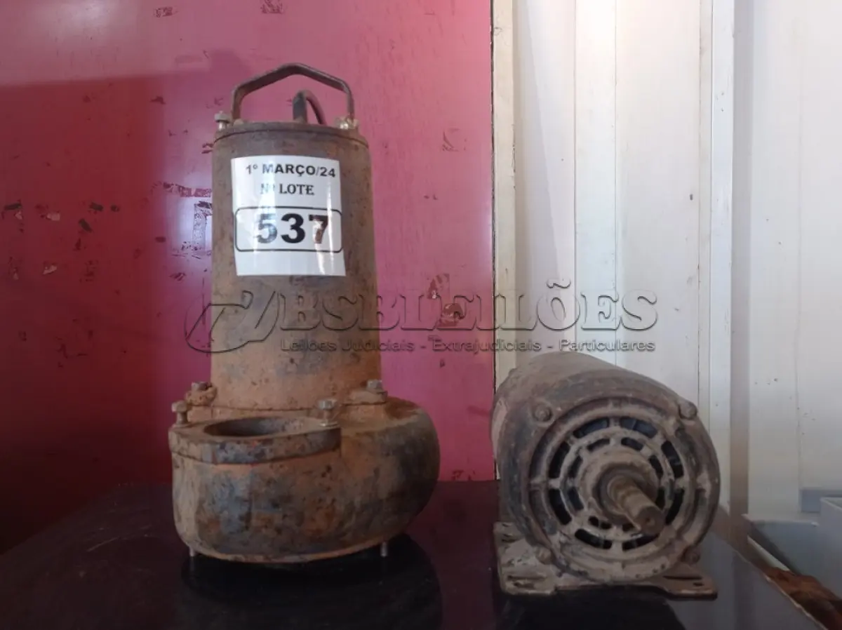 LOTE 537 - 02 MOTORES ELÉTRICOS. (NO ESTADO) ATENÇÃO! FAZER A VISITAÇÃO ANTES DE ARREMATAR, NÃO SABEMOS SE FUNCIONA. LEILÃO NÃO TEM GARANTIA E NEM DEVOLUÇÃO, SUJEITO A POSSÍVEIS AVARIAS VISÍVEIS/OCULTAS E/OU AUSÊNCIA DE COMPONENTES.