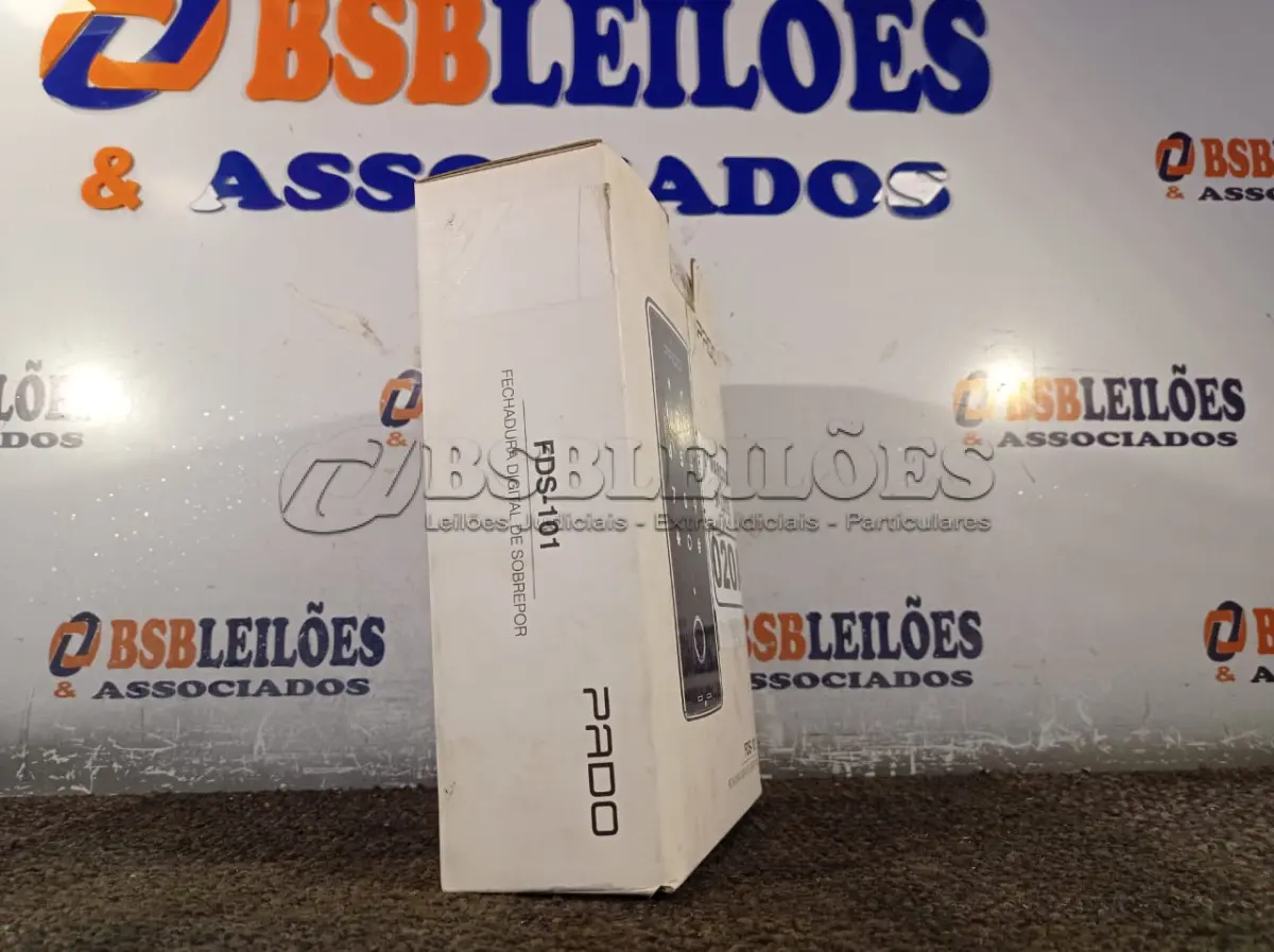 LOTE 020 - 01 FECHADURA DIGITAL FDS-101 EP MARCA PADO. (NOVO) (NO ESTADO) ATENÇÃO! FAZER A VISITAÇÃO ANTES DE ARREMATAR, NÃO SABEMOS SE FUNCIONA. LEILÃO NÃO TEM GARANTIA E NEM DEVOLUÇÃO, SUJEITO A POSSÍVEIS AVARIAS VISÍVEIS/OCULTAS E/OU AUSÊNCIA DE COMPONENTES.