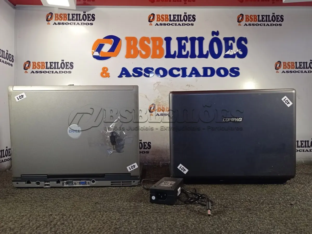 LOTE 546 - 02 NOTEBOOKS, SENDO 01 COM FONTE. (NO ESTADO) ATENÇÃO! FAZER A VISITAÇÃO ANTES DE ARREMATAR, NÃO SABEMOS SE FUNCIONA. LEILÃO NÃO TEM GARANTIA E NEM DEVOLUÇÃO, SUJEITO A POSSÍVEIS AVARIAS VISÍVEIS/OCULTAS E/OU AUSÊNCIA DE COMPONENTES.
