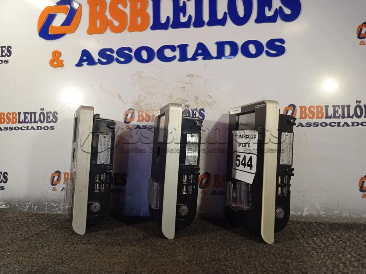 LOTE 544 - 03 RELÓGIOS DE PONTO DIGITAL. (NO ESTADO) ATENÇÃO! FAZER A VISITAÇÃO ANTES DE ARREMATAR, NÃO SABEMOS SE FUNCIONA. LEILÃO NÃO TEM GARANTIA E NEM DEVOLUÇÃO, SUJEITO A POSSÍVEIS AVARIAS VISÍVEIS/OCULTAS E/OU AUSÊNCIA DE COMPONENTES.