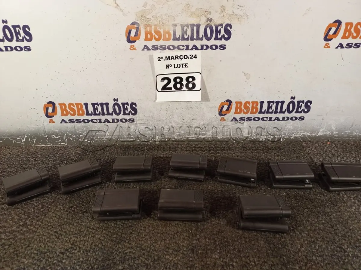LOTE 288 - 20 KITS DE PONTEIRAS PARA PARAFUSADEIRA. (NO ESTADO) ATENÇÃO! FAZER A VISITAÇÃO ANTES DE ARREMATAR, NÃO SABEMOS SE FUNCIONA. LEILÃO NÃO TEM GARANTIA E NEM DEVOLUÇÃO, SUJEITO A POSSÍVEIS AVARIAS VISÍVEIS/OCULTAS E/OU AUSÊNCIA DE COMPONENTES.