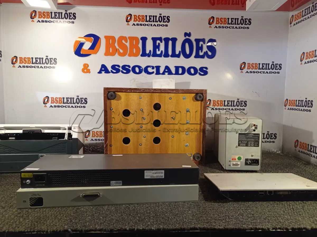 LOTE 390 - 01 MODULO DE TIRISTORES, 02 SWITCHES, 01 ROTEADOR CISCO, 01 SCANNER E 01 GERADOR DE ÁUDIO. (NO ESTADO) ATENÇÃO! FAZER A VISITAÇÃO ANTES DE ARREMATAR, NÃO SABEMOS SE FUNCIONA. LEILÃO NÃO TEM GARANTIA E NEM DEVOLUÇÃO, SUJEITO A POSSÍVEIS AVARIAS VISÍVEIS/OCULTAS E/OU AUSÊNCIA DE COMPONENTES.